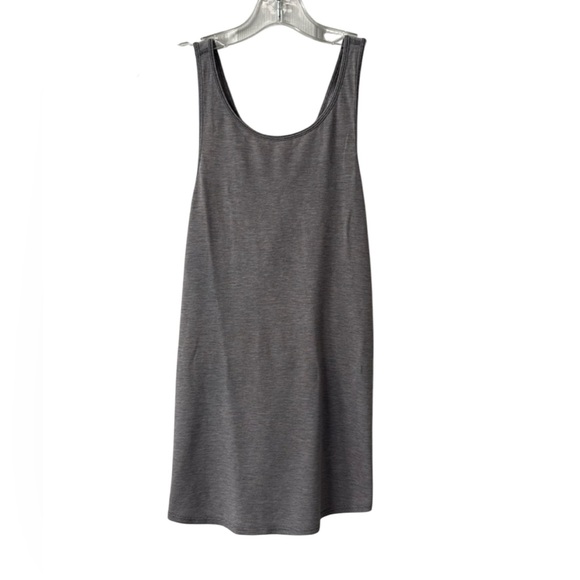 Lululemon Gray & White Space Dye Back Crossover Keyhole Tank - Picture 1 of 8